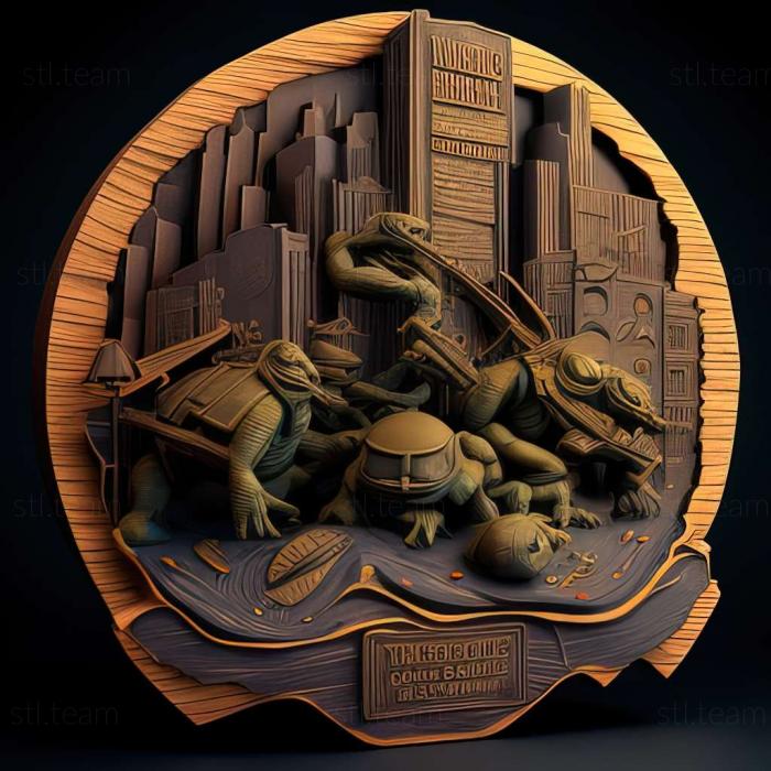 3D модель Teenage Mutant Ninja Turtles The Manhattan Missions gam d (STL)